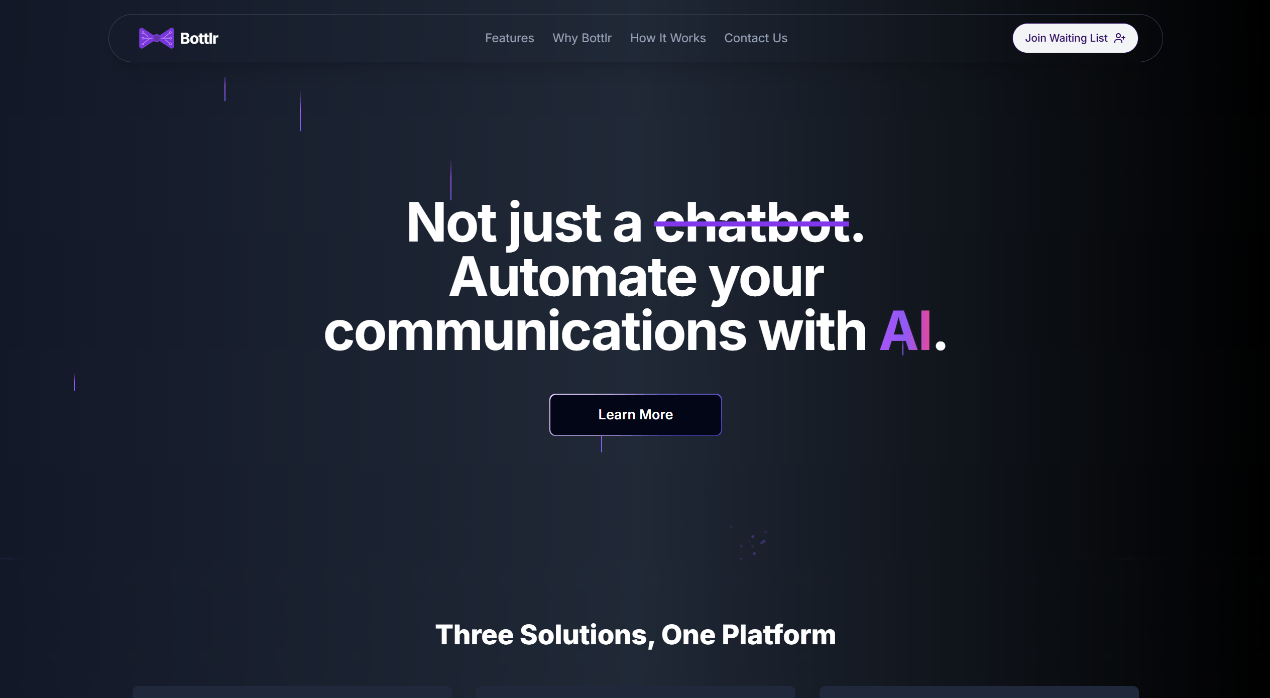 Bottlr : AI-powered Chatbot